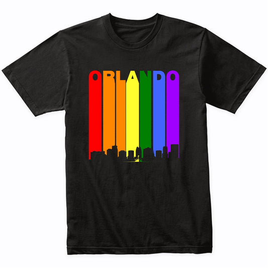 Orlando Florida Downtown Rainbow LGBT Gay Pride T-Shirt