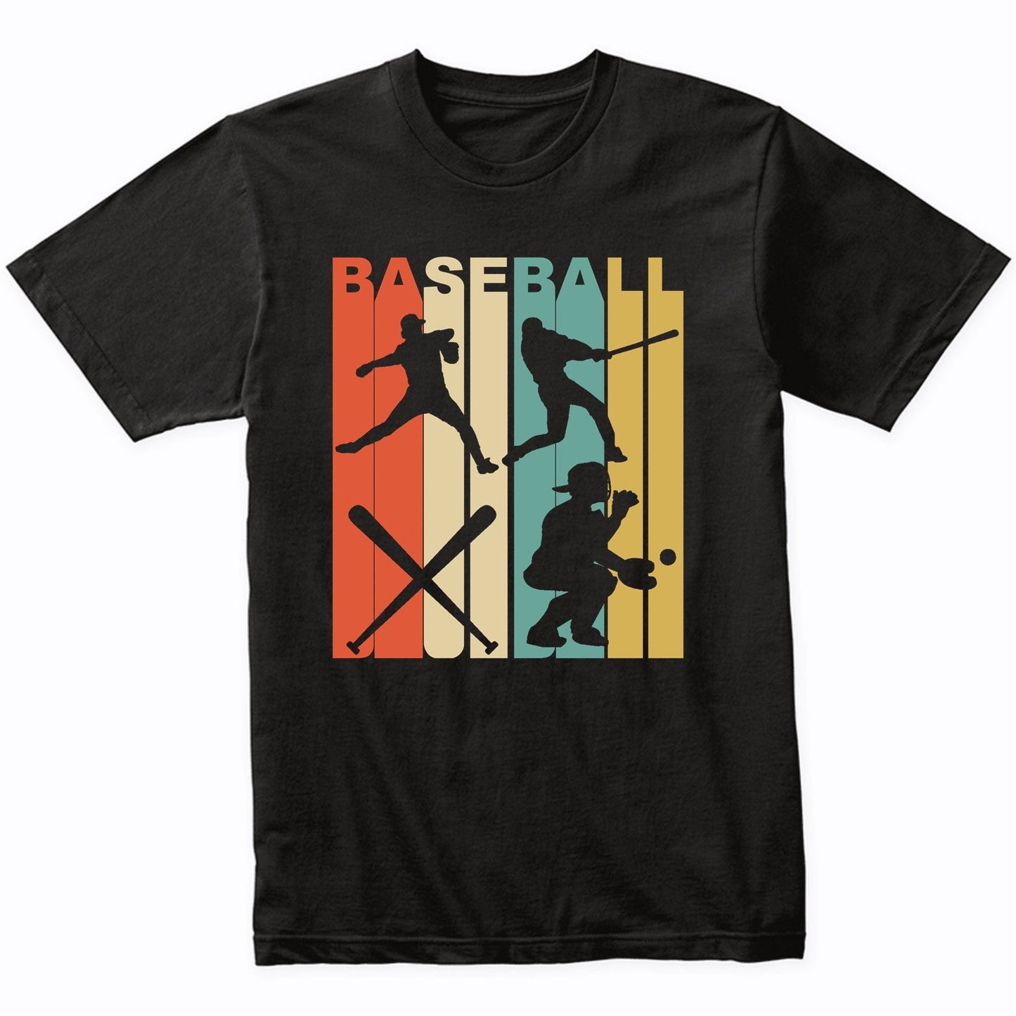 Vintage Retro 1970's Style Baseball T-Shirt