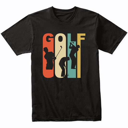 Vintage Retro 1970's Style Golf Golfing T-Shirt