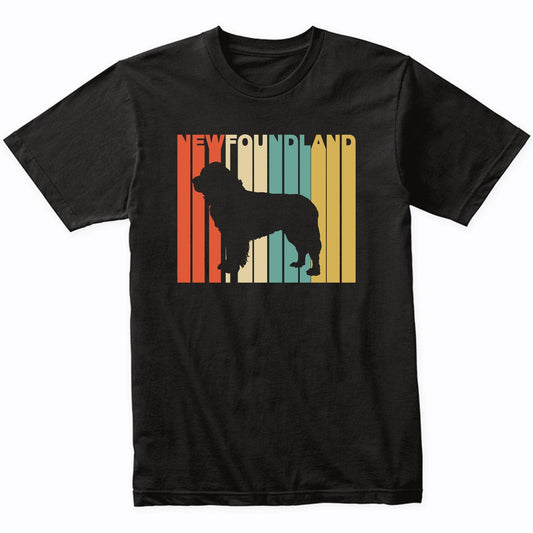 Vintage 1970's Style Newfoundland Silhouette Dog Owner Shirt
