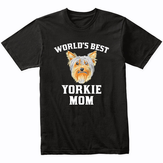 World's Best Yorkie Mom Dog Owner Graphic T-Shirt