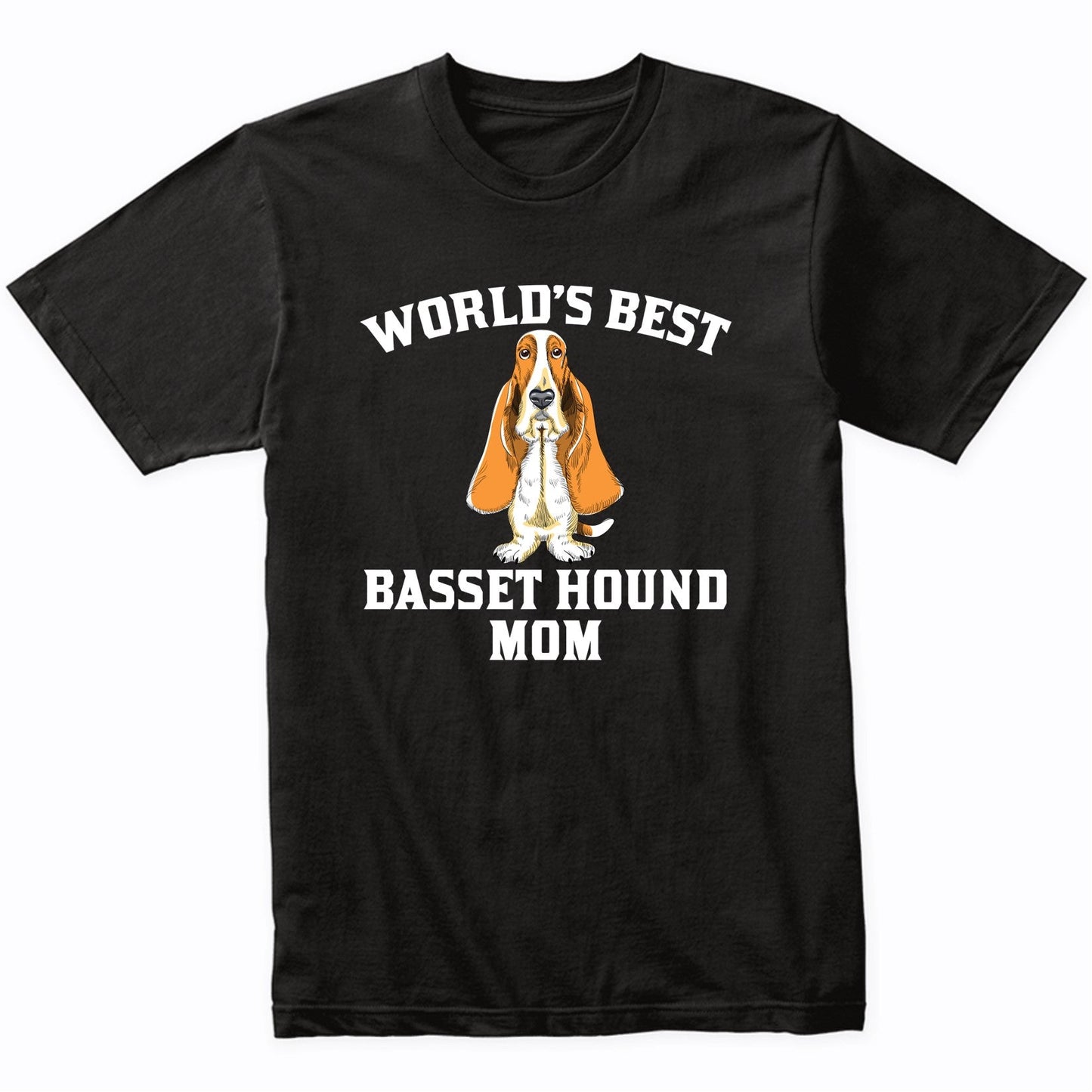World's Best Basset Hound Mom Dog Owner Graphic T-Shirt