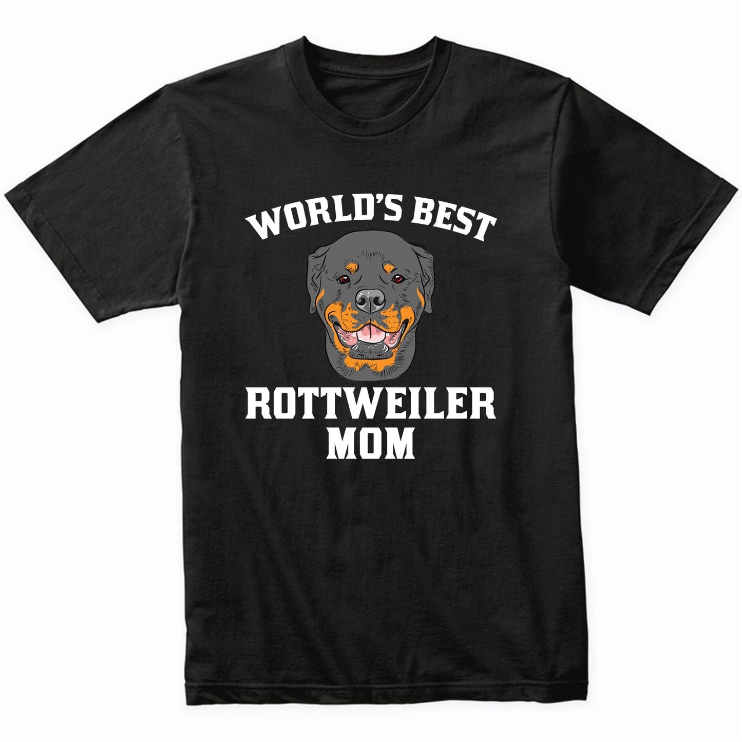 World's Best Rottweiler Mom Dog Owner Graphic T-Shirt
