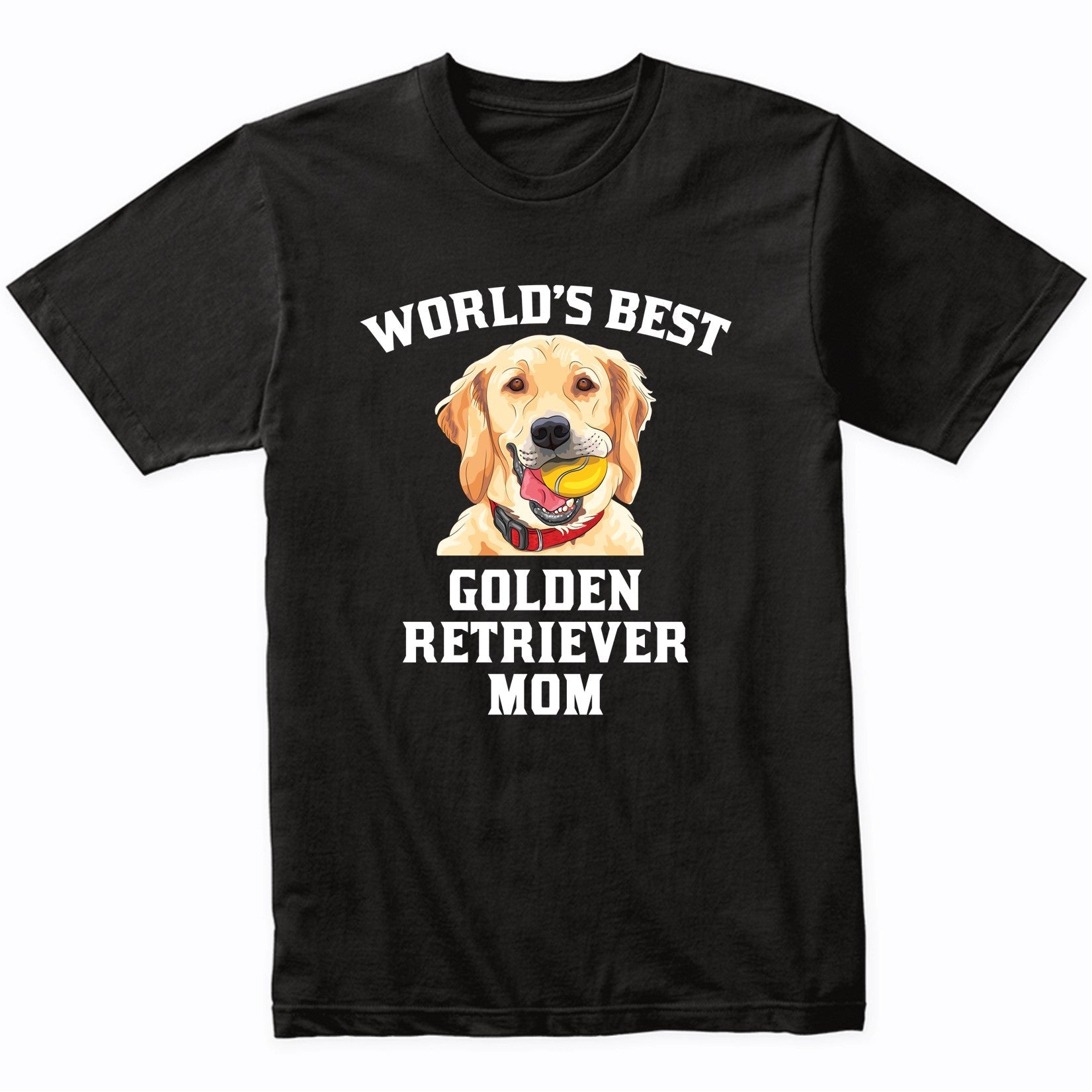 World's Best Golden Retriever Mom Dog Owner Graphic T-Shirt