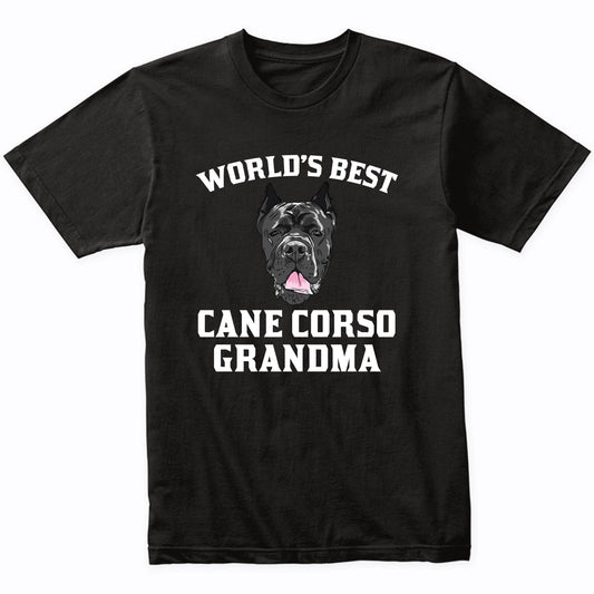 World's Best Cane Corso Grandma Dog Graphic T-Shirt