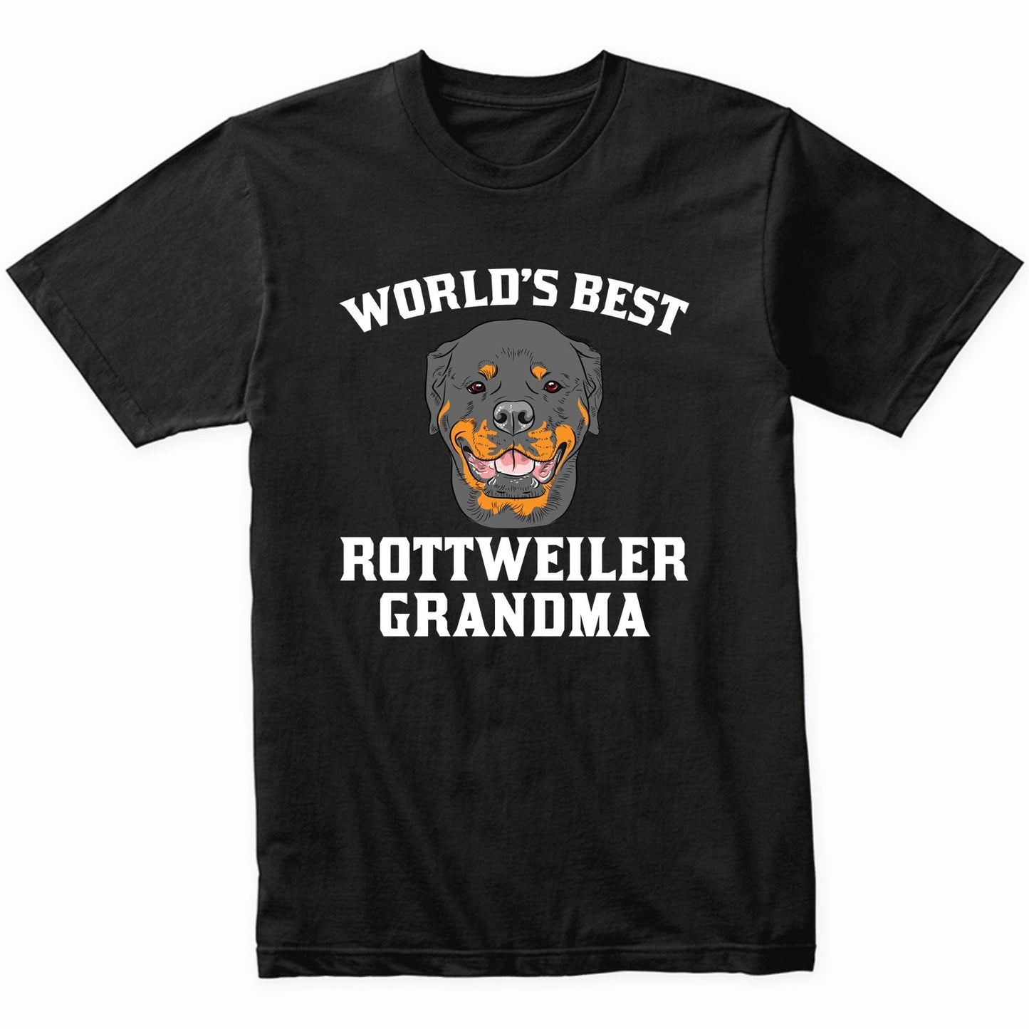 World's Best Rottweiler Grandma Dog Graphic T-Shirt