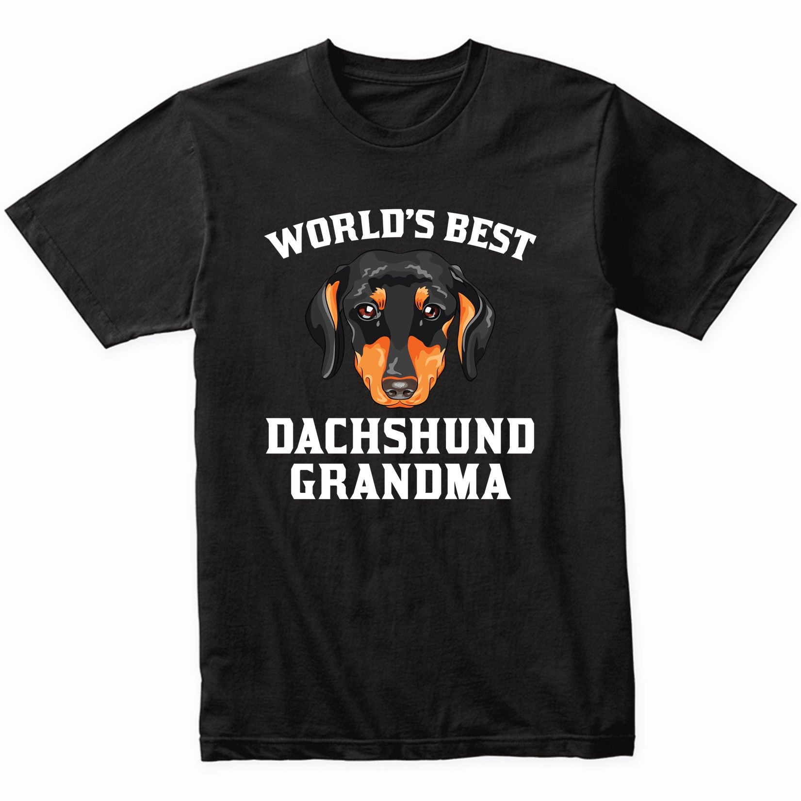World's Best Dachshund Grandma Dog Graphic T-Shirt