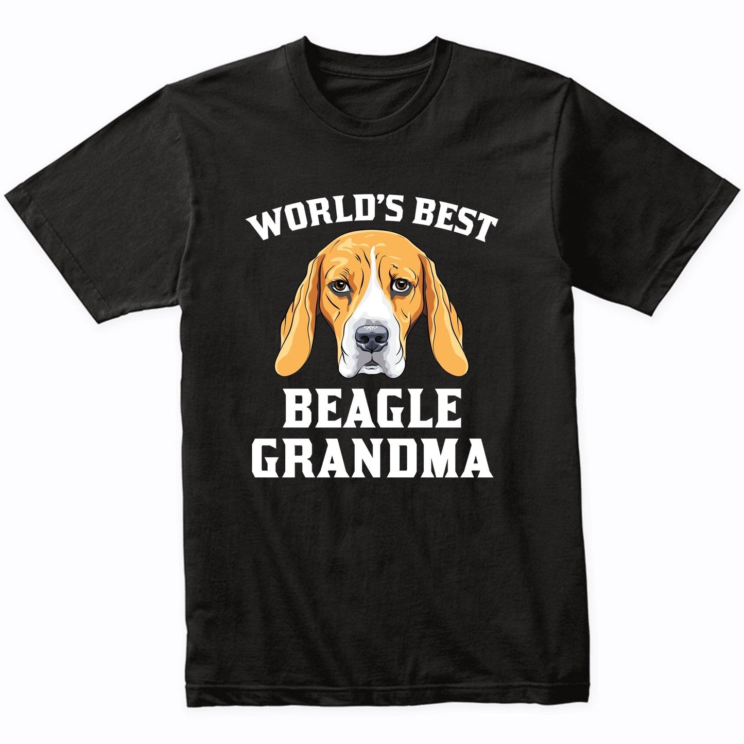World's Best Beagle Grandma Dog Graphic T-Shirt