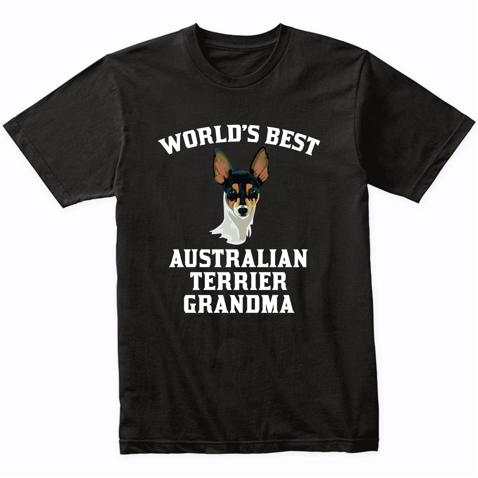 World's Best Australian Terrier Grandma Dog Graphic T-Shirt