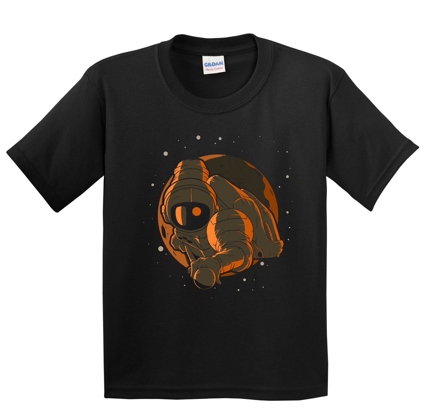 Billiards Astronaut Outer Space Spaceman Kids T-Shirt