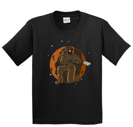 Firefighter Astronaut Outer Space Spaceman Fireman Youth T-Shirt - Kids Astronaut Shirt