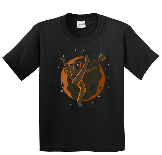 Punter Astronaut Outer Space Spaceman Football Youth T-Shirt - Kids Astronaut Shirt
