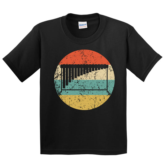Marimba Silhouette Retro Music Musician Musical Instrument Youth T-Shirt