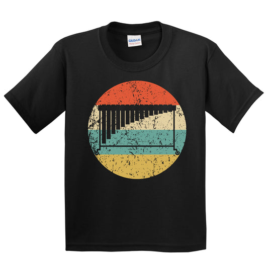 Marimba Silhouette Retro Music Musician Musical Instrument Youth T-Shirt