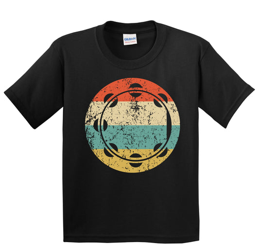 Tambourine Retro Music Musician Musical Instrument Youth T-Shirt