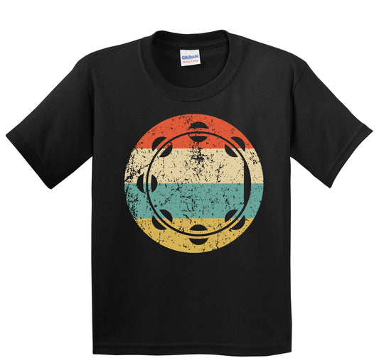 Tambourine Retro Music Musician Musical Instrument Youth T-Shirt