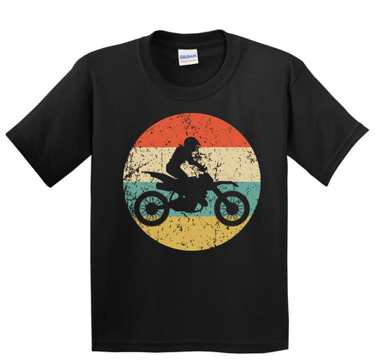 Dirt Biking Motocross Dirt Biker Retro Extreme Sports Youth T-Shirt