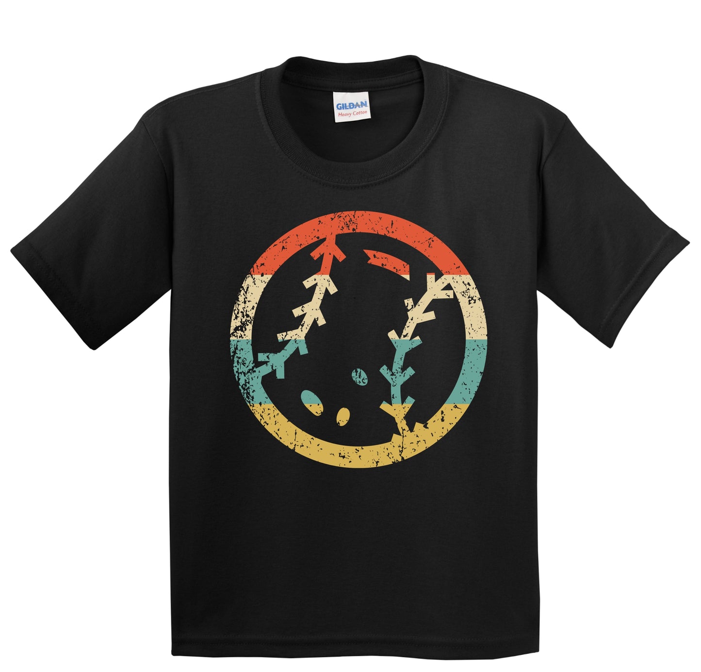 Baseball Ball Icon Retro Baseball Youth T-Shirt