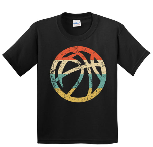 Basketball Icon Retro Basketball Youth T-Shirt