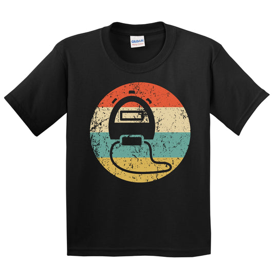 Stopwatch Icon Retro Track and Field Coach Youth T-Shirt