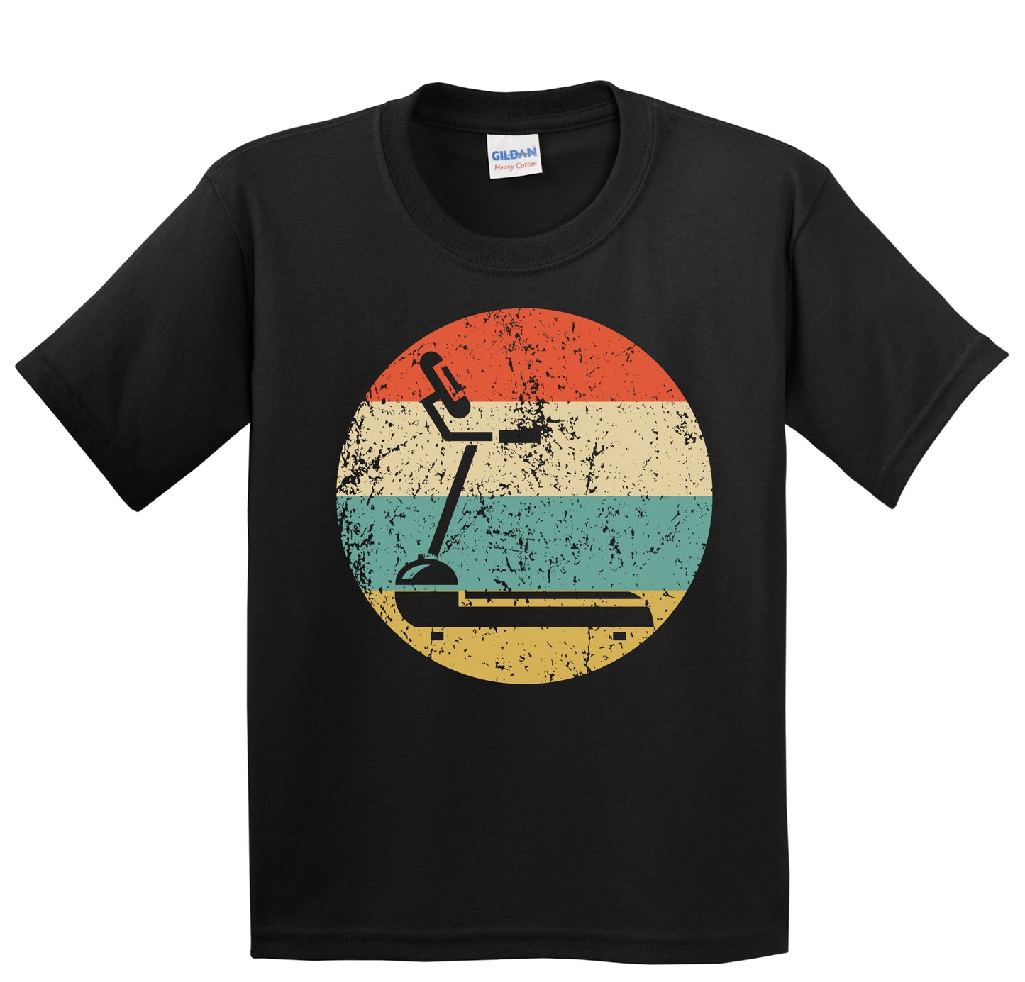 Treadmill Gym Equipment Icon Retro Fitness Youth T-Shirt