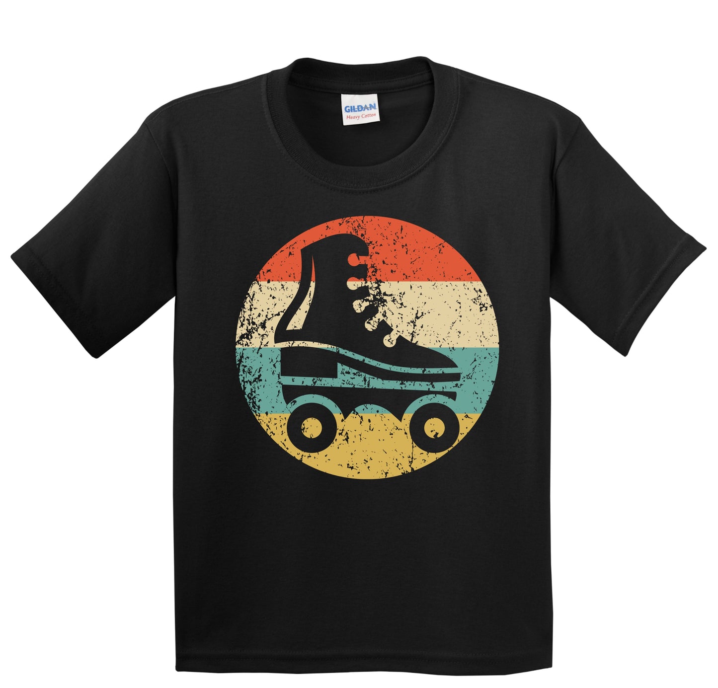 Roller Skate Icon Retro Roller Derby Youth T-Shirt