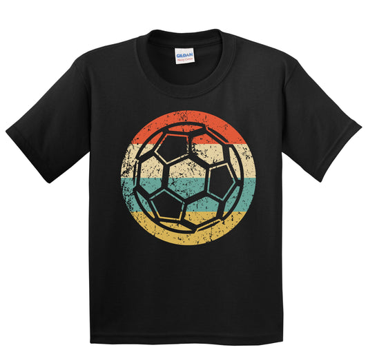 Soccer Ball Icon Retro Soccer Youth T-Shirt
