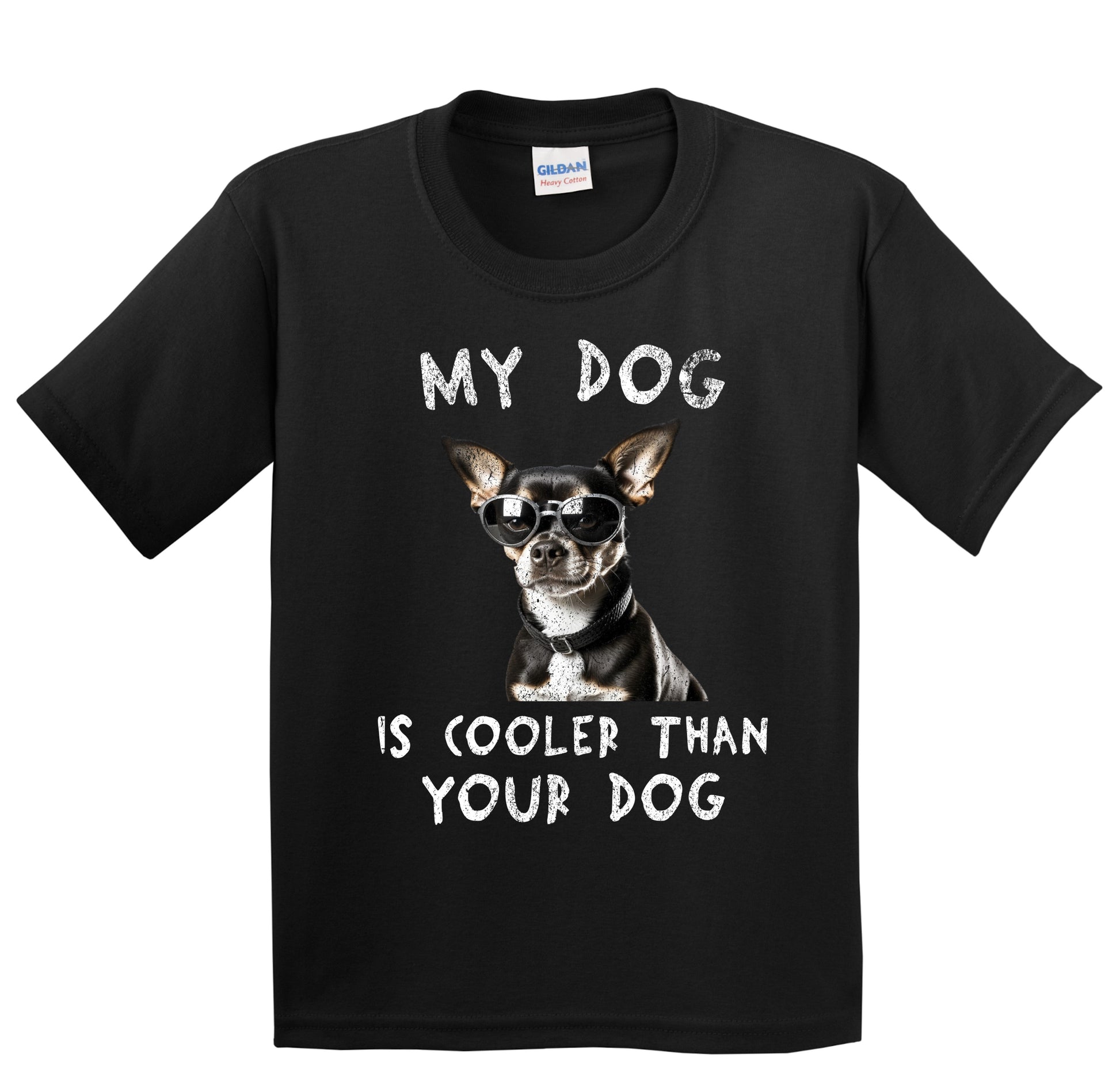 Chihuahua My Dog Is Cooler Than Your Dog Funny Dog Owner Youth T-Shirt