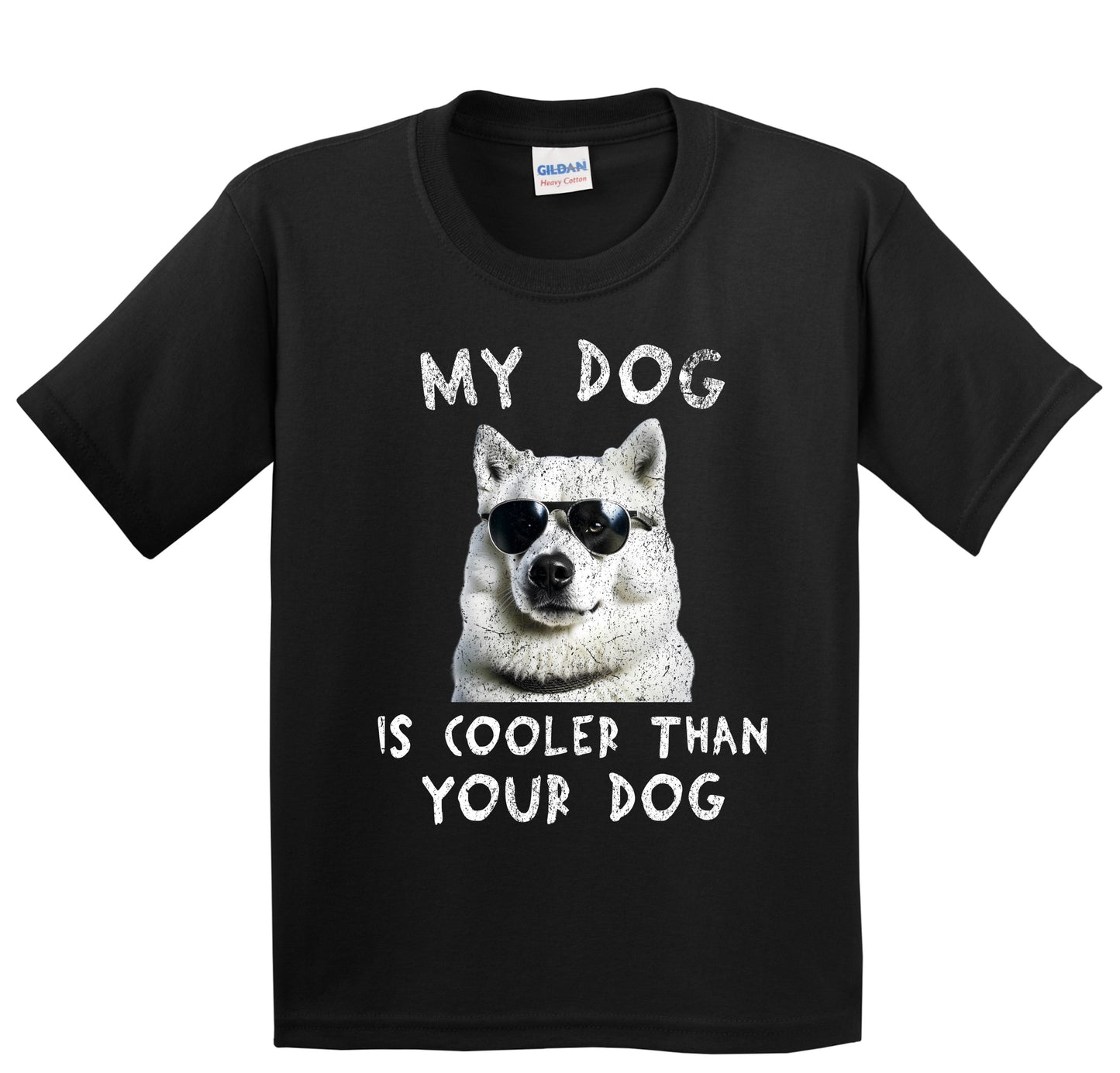 Samoyed My Dog Is Cooler Than Your Dog Funny Dog Owner Youth T-Shirt