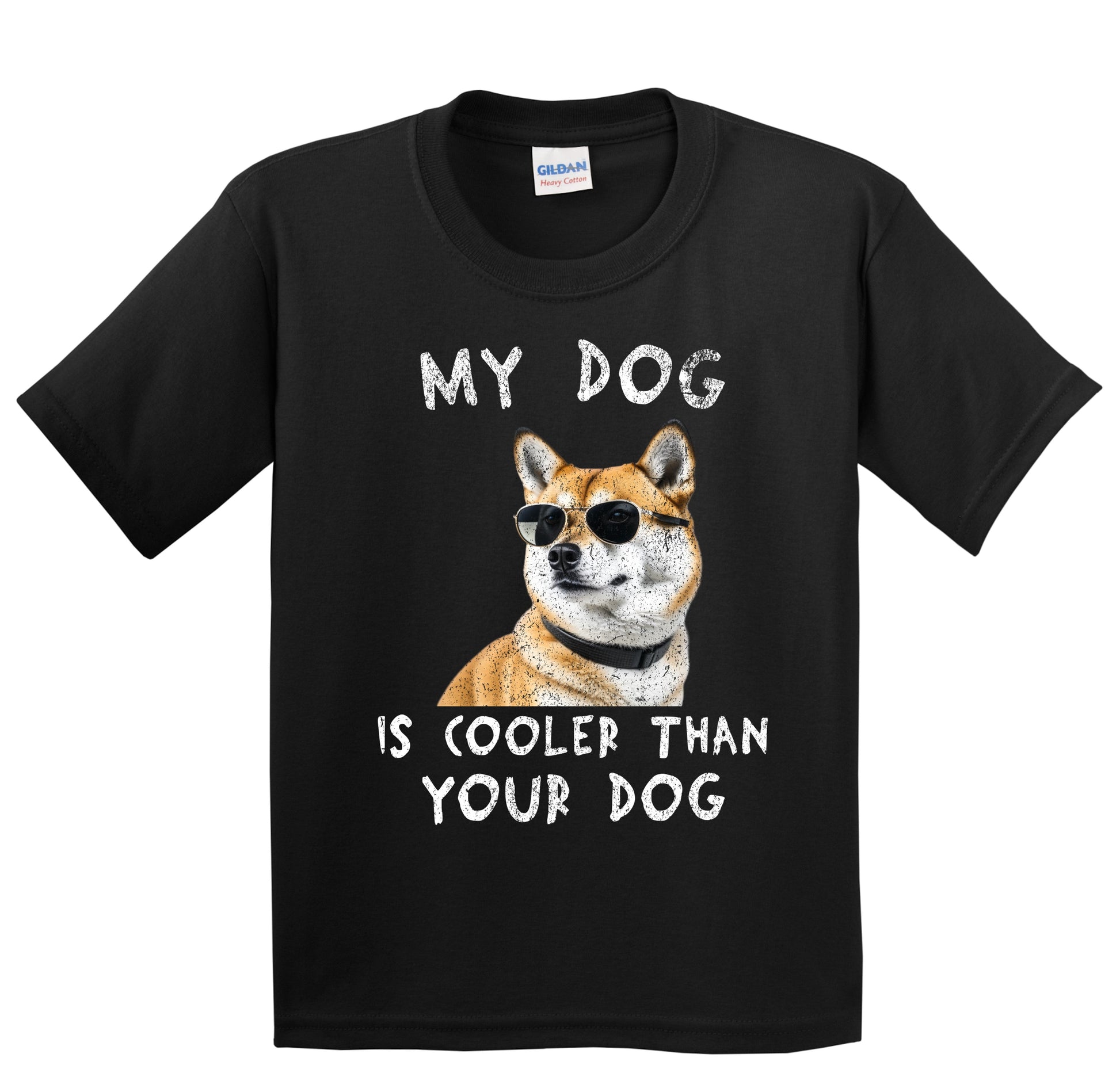 Shiba Inu My Dog Is Cooler Than Your Dog Funny Dog Owner Youth T-Shirt