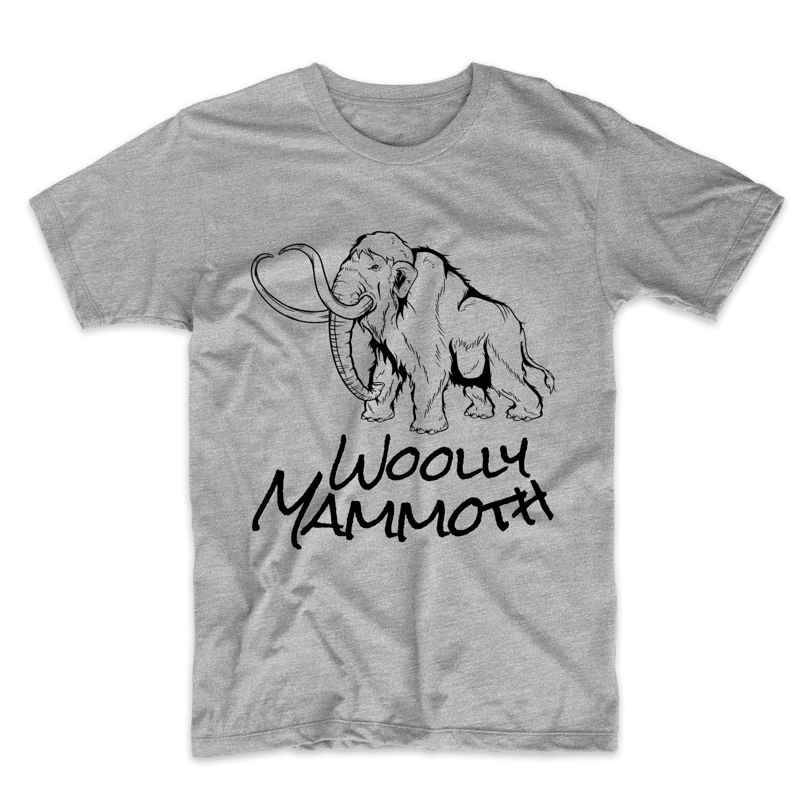 Woolly Mammoth Sketch Cool Prehistoric Animal T-Shirt