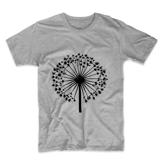 Dandelion Silhouette Flower Nature T-Shirt