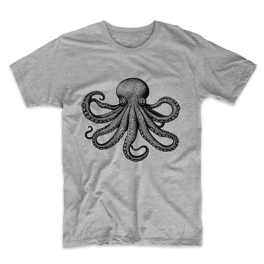 Octopus Minimalist Animal T-Shirt