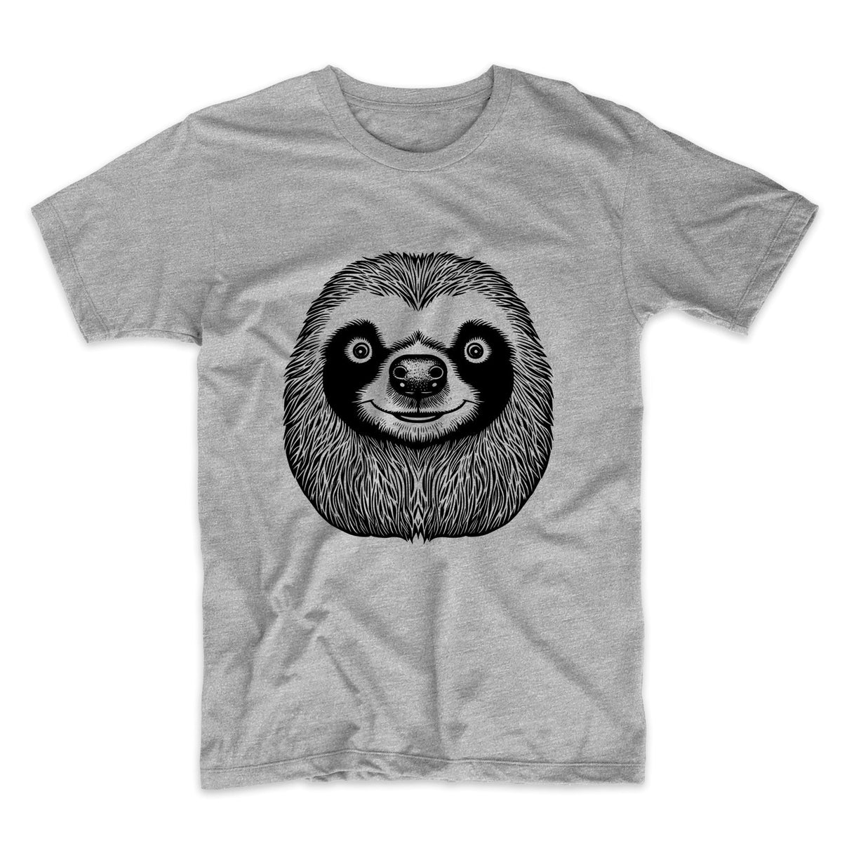 Sloth Face Cute Minimalist Animal T-Shirt