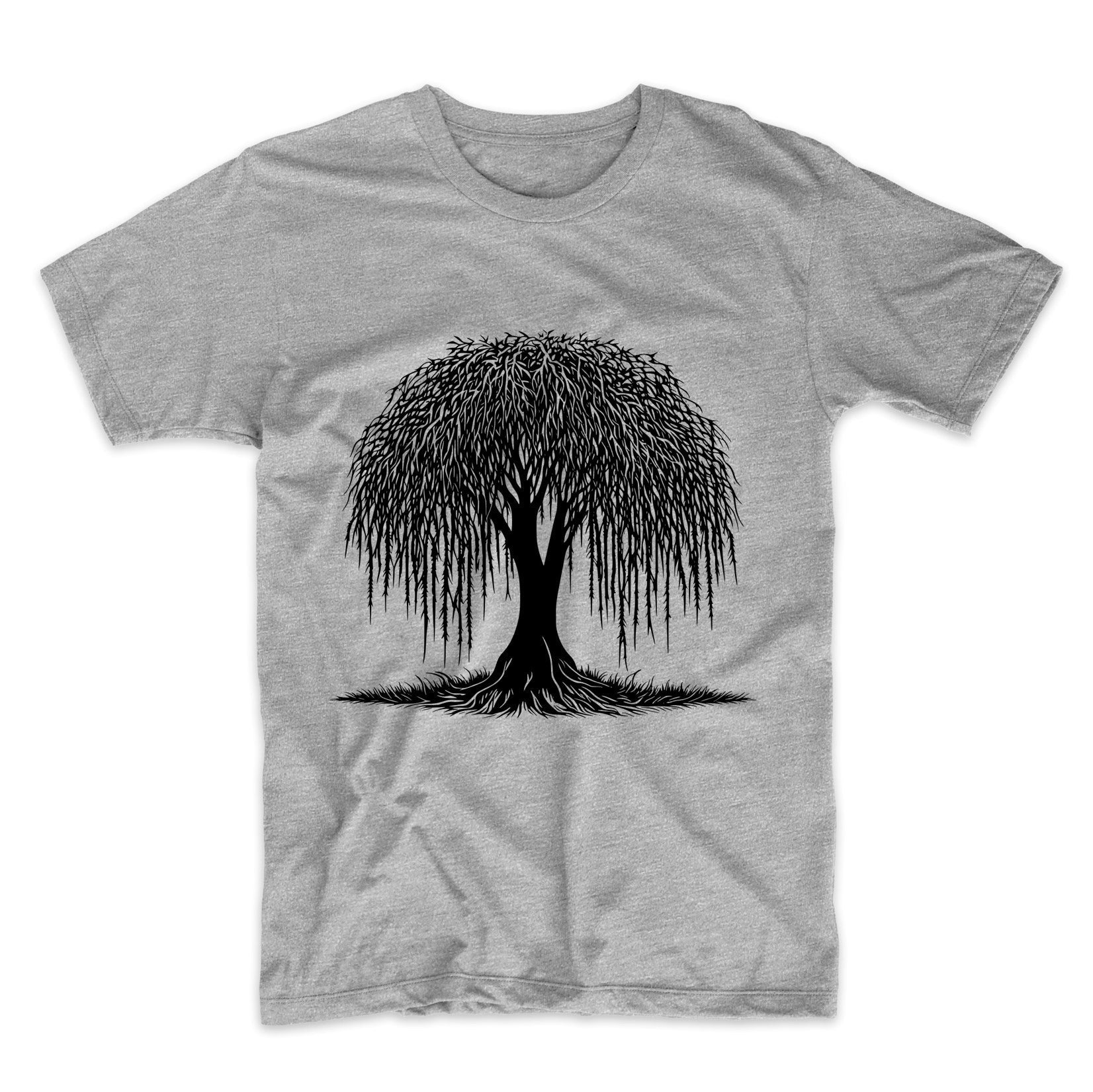 Big Willow Tree Minimalist Nature T-Shirt