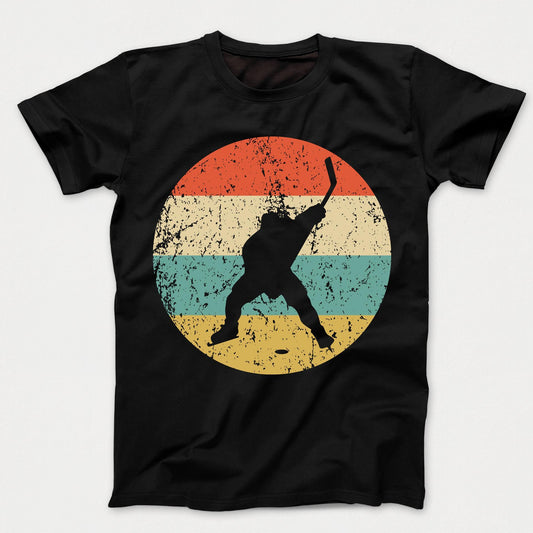 Hockey Shirt - Vintage Retro Hockey Player Kids T-Shirt