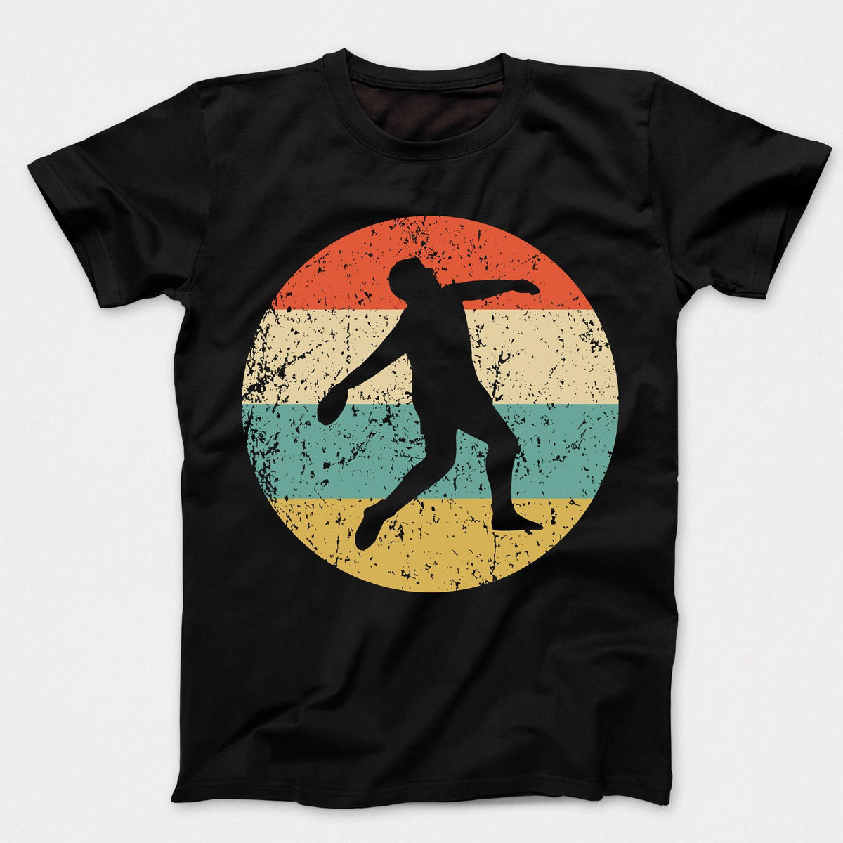 Discus Throw Shirt - Vintage Retro Track And Field Kids T-Shirt