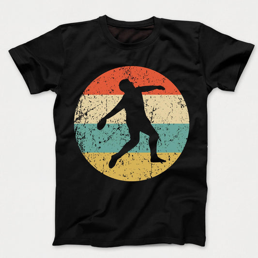 Discus Throw Shirt - Vintage Retro Track And Field Kids T-Shirt