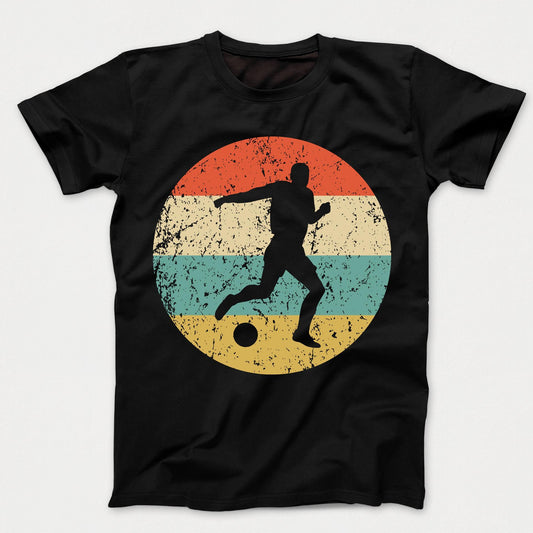 Soccer Shirt - Vintage Retro Soccer Player Kids T-Shirt