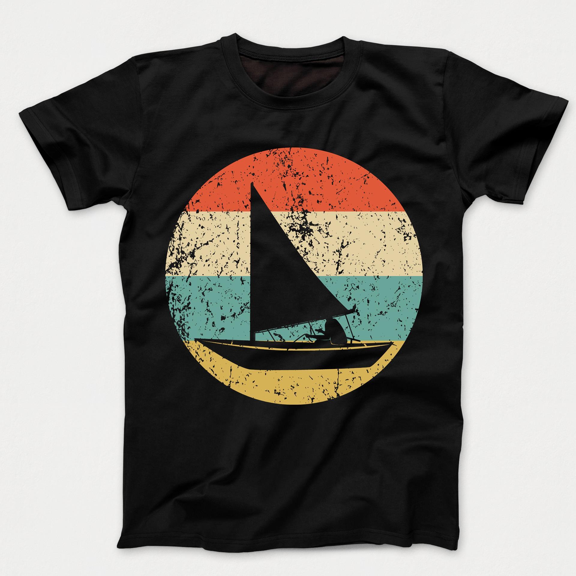 Sailing Shirt - Vintage Retro Sail Boat Kids T-Shirt