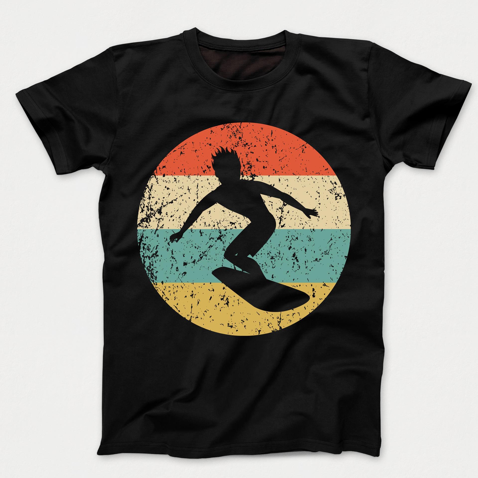 Surfing Shirt - Vintage Retro Surfer Kids T-Shirt