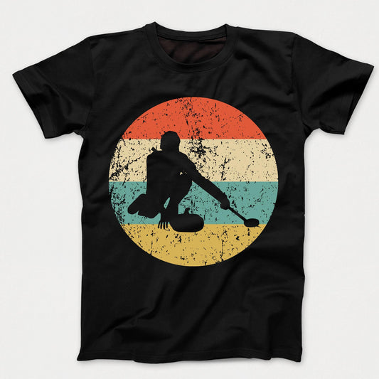 Curling Shirt - Vintage Retro Curler Kids T-Shirt