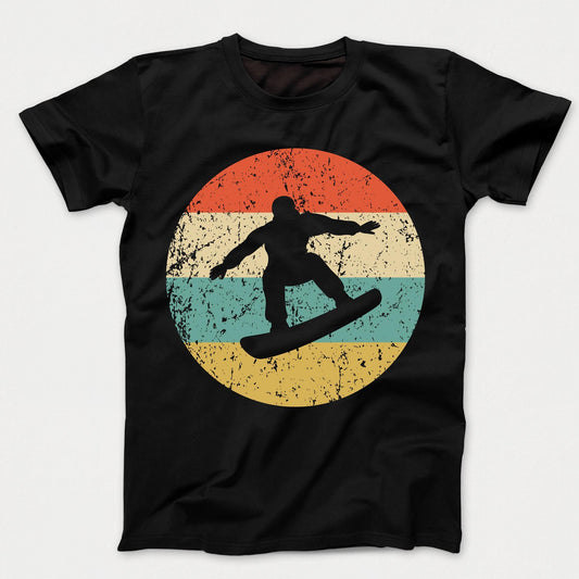 Snowboarding Shirt - Vintage Retro Snowboarder Kids T-Shirt