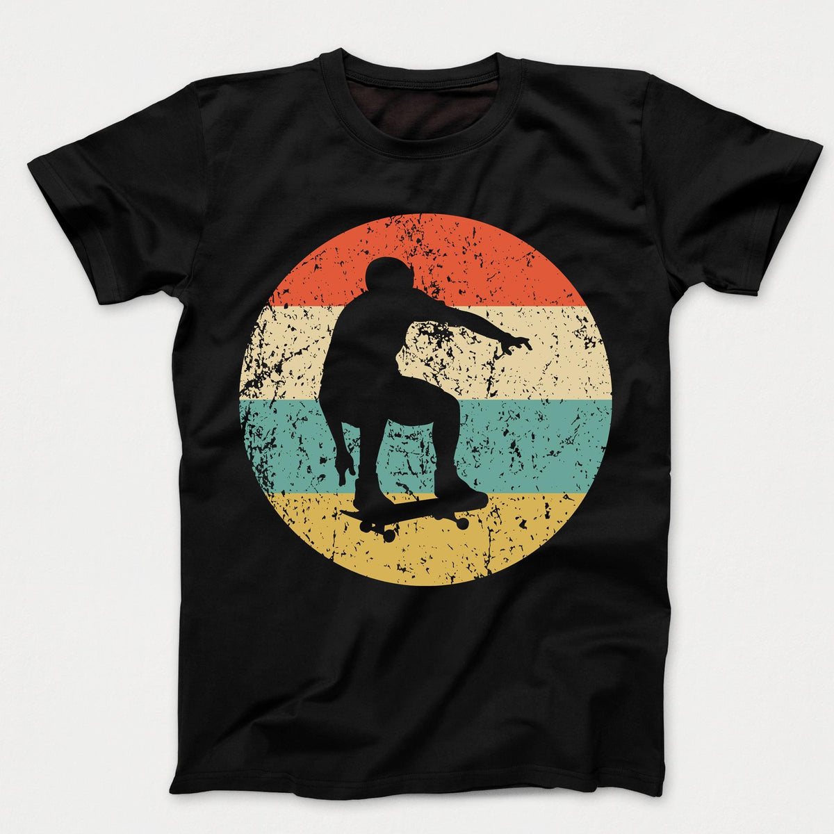 Skateboarding Shirt - Vintage Retro Skateboarder Kids T-Shirt