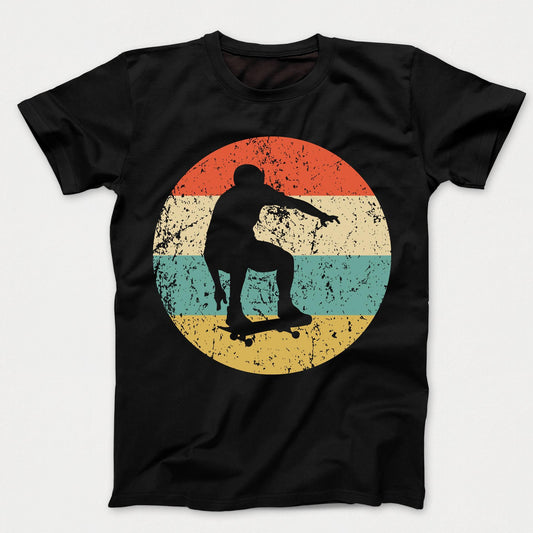 Skateboarding Shirt - Vintage Retro Skateboarder Kids T-Shirt
