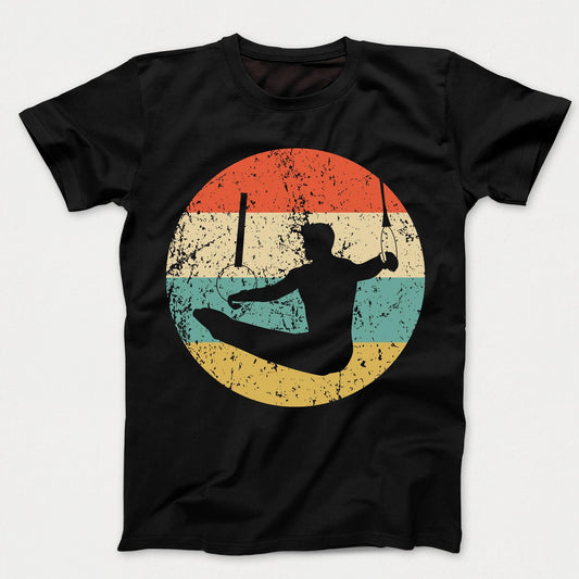 Gymnastics Shirt - Vintage Retro Gymnast Kids T-Shirt