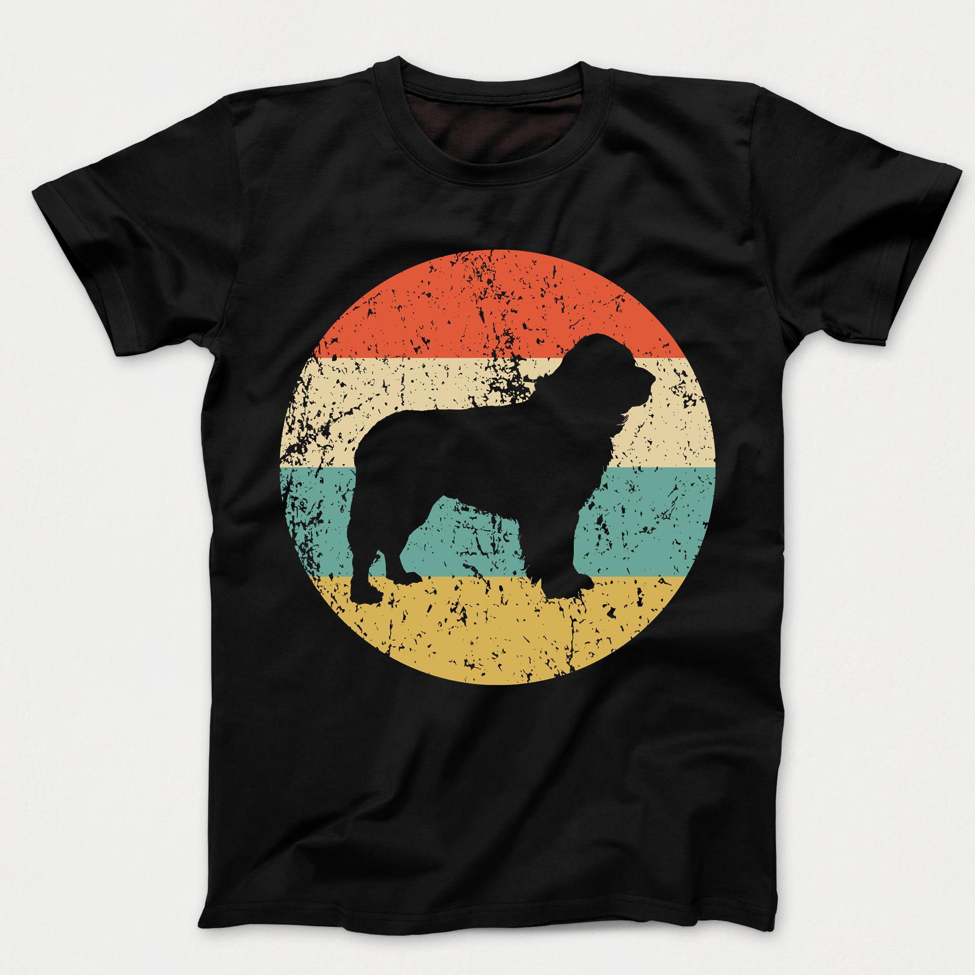 Newfoundland Shirt - Vintage Retro Newfie Dog Kids T-Shirt