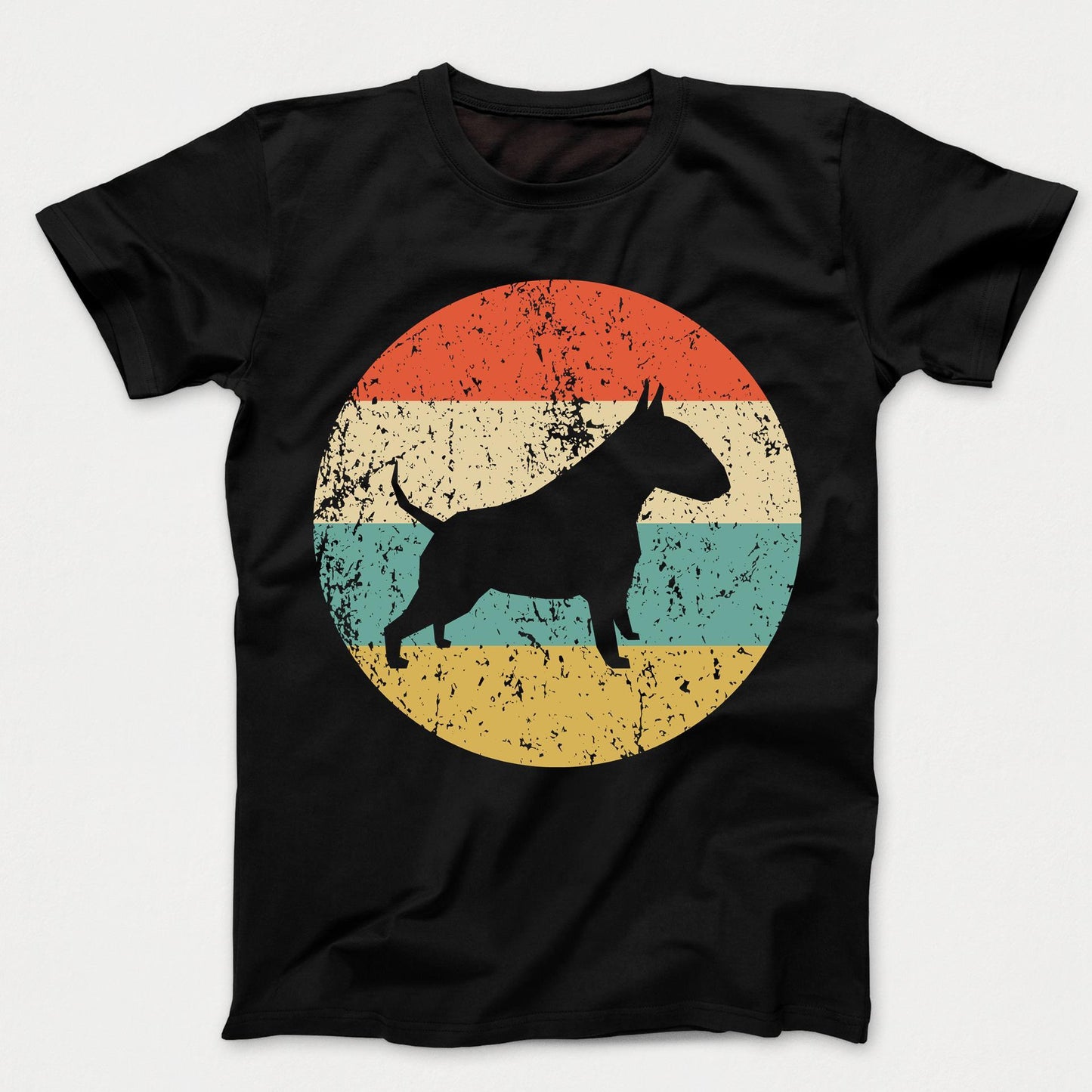 Bull Terrier Shirt - Vintage Retro Bull Terrier Dog Kids T-Shirt