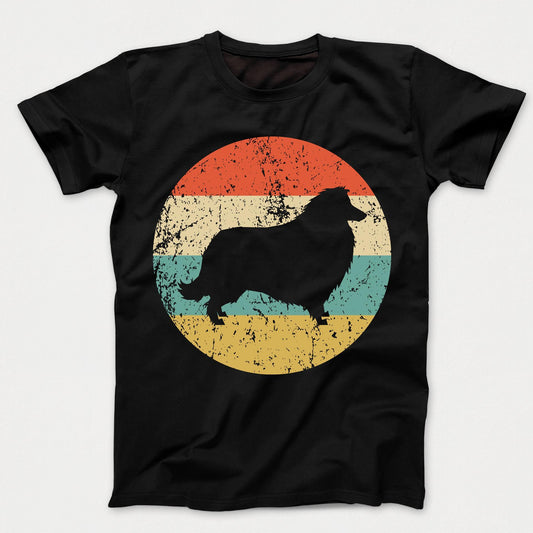 Collie Shirt - Vintage Retro Collie Dog Kids T-Shirt