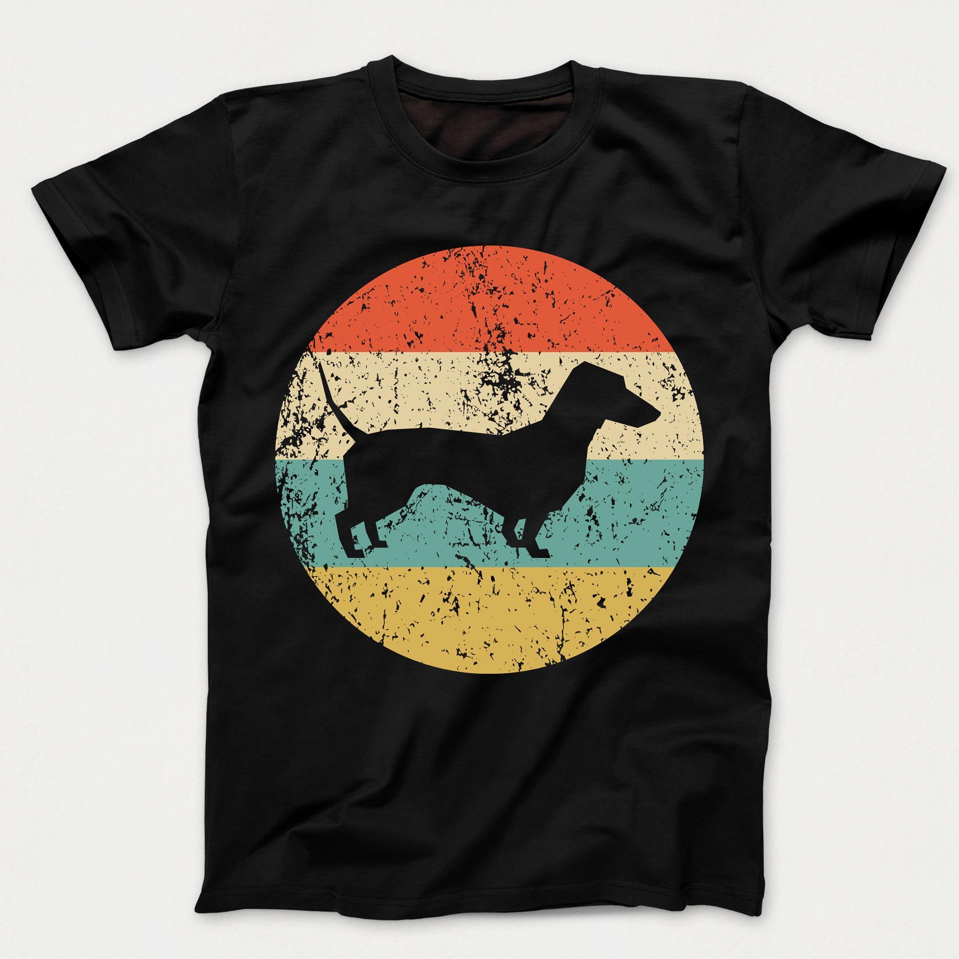 Dachshund Shirt - Vintage Retro Dachshund Dog Kids T-Shirt